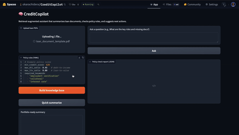 Credit Copilot AI